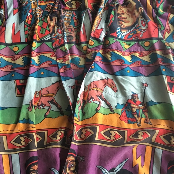 Silk Patterned Mens Shirt - Picture 3 of 5